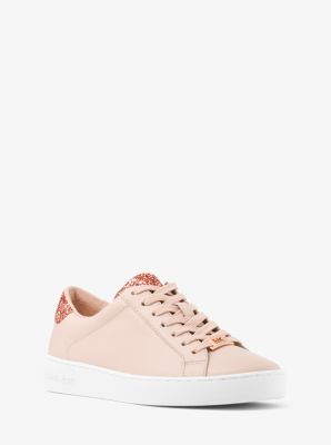 Irving Leather and Glitter Sneaker Michael Kors Canada