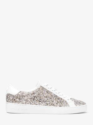 Michael kors 2025 irving glitter sneakers