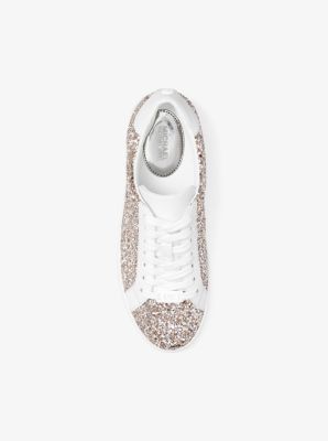 Michael kors irving outlet glitter sneakers