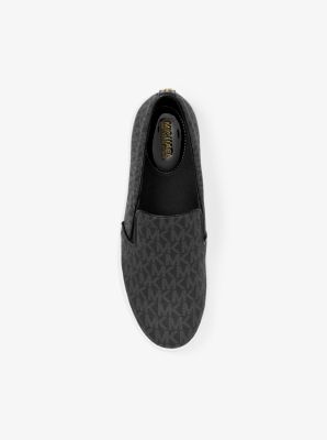 Michael kors metallic deals slip on sneakers