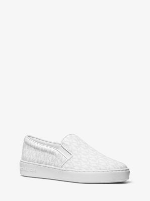 michael kors white slip on sneakers