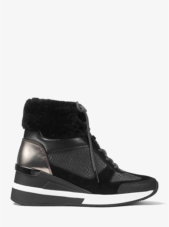 Scout Mixed-Media High-Top Sneaker
