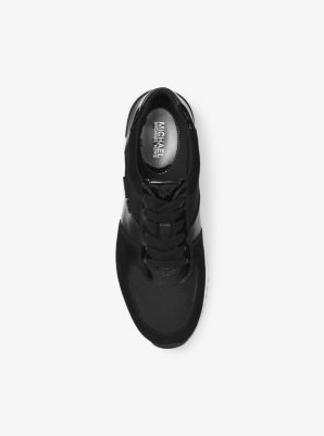 michael kors allie sneakers black