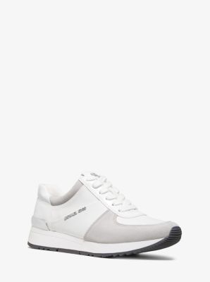 Michael kors allie leather store and canvas sneaker