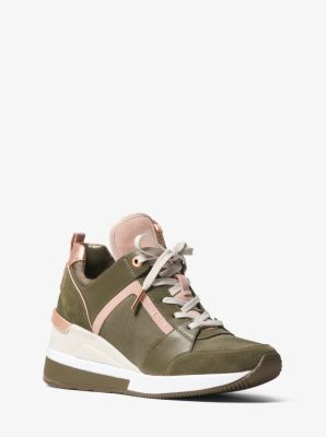 Georgie Canvas and Suede Sneaker 