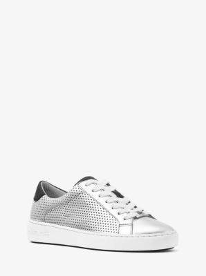 Irving Perforated Metallic Leather and 