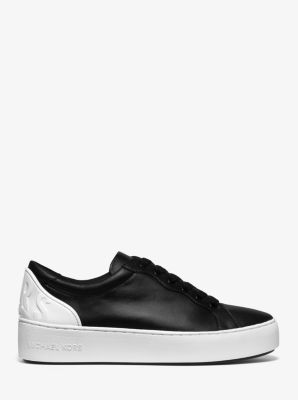 Khloe Two-Tone Leather Sneaker