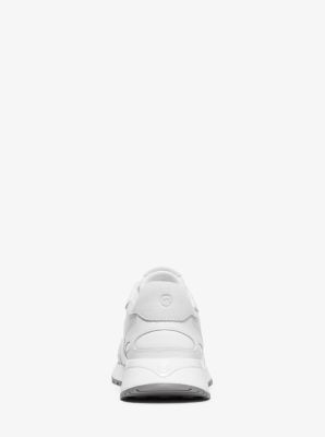 Monroe Canvas and Leather Trainer