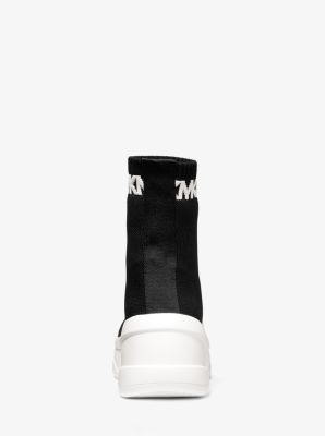 michael michael kors olympia stretch knit sock sneaker