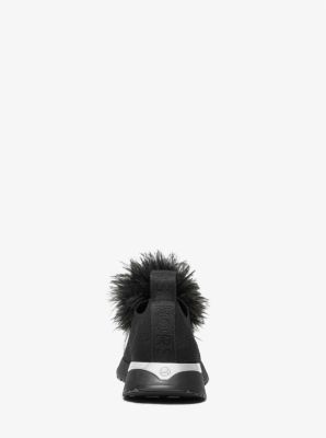 MICHAEL KORS: Bodie stretch knit sneakers - Black  Michael Kors sneakers  43H3BDFP1D online at