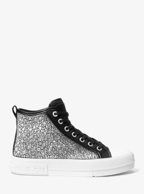 Michael kors white high cheap top sneakers