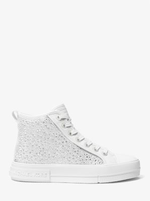 Evy Embellished Scuba High-Top Sneaker image number 1