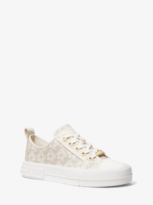 Michael Kors Bodie Rhinestone Slip-On Knit Sneakers - 8.5M