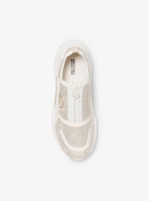 Sami Embellished Scuba Zip-Up Trainer