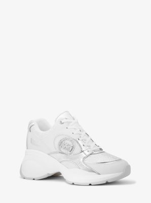 Michael michael kors ace mesh and scuba on sale sneaker