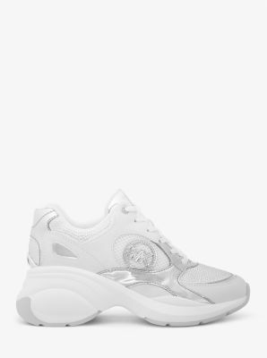 Zuma Embellished Scuba and Mesh Trainer image number 3