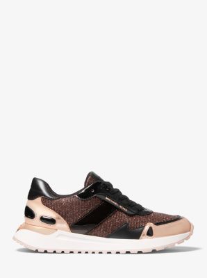 Espadrille Monroe &agrave; maille &agrave; cha&icirc;nes scintillante