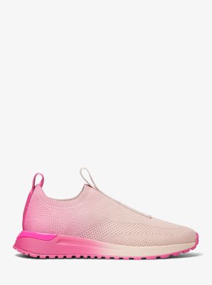 Bodie Logo Tape Ombré Mesh Slip-On Trainer | Michael Kors