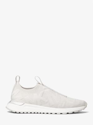 Bodie Logo Embossed Stretch Knit Slip-On Trainer