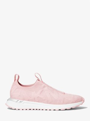 Bodie Logo Embossed Stretch Knit Slip-On Trainer | Michael