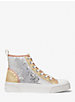 Gertie Two-Tone Sequined Canvas High-Top Sneaker image number 1