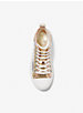 Gertie Two-Tone Sequined Canvas High-Top Sneaker image number 3