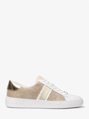 Michael kors irving stripe sneakers hotsell