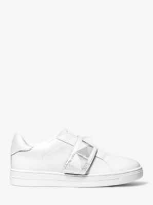 Kenna Studded Leather Sneaker | Michael Kors