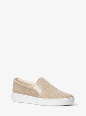 Michael kors keaton quilted cheap slip on