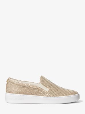 Michael kors keaton 2024 glitter slip on