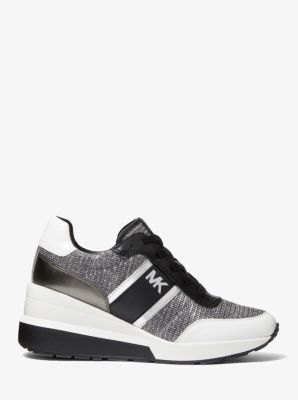 【Michael Kors】Mabel Glitter Chain Mesh Trainer Mabel Glitter Chain Mesh Trainer | Michael Kors [US]