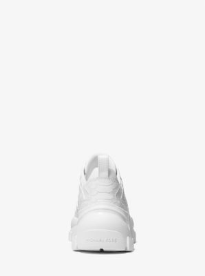 Basket Nick en cuir effet serpent en relief image number 2