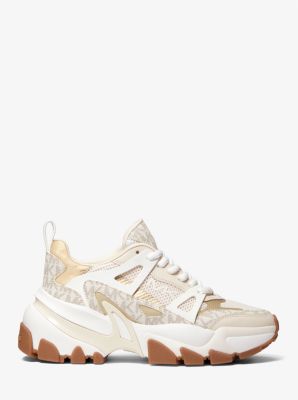 Espadrille Nick en maille et &agrave; logo in CR&Egrave;ME MULTI L&Eacute;GER | Michael Kors