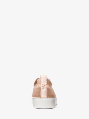 Juno Metallic Stretch Knit Slip-On Sneaker | Michael Kors Canada