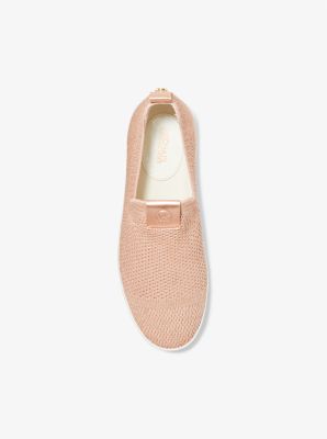 Juno Metallic Stretch Knit Slip-On Sneaker