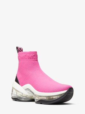 Michael michael kors olympia stretch sale knit sock sneaker