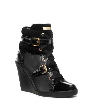 michael kors wedge sneakers