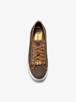 Boerum Logo Leather-Trimmed Sneaker