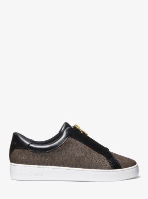 Keaton Signature Logo Zip-Up Sneaker