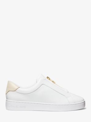 Keaton Leather Zip Up Sneaker