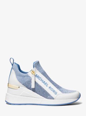 Stretch store knit trainers