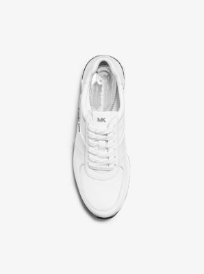 Michael kors allie hot sale leather sneaker