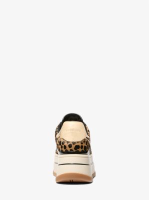 Hayes Cheetah Print Calf Hair Platform Sneaker image number 2