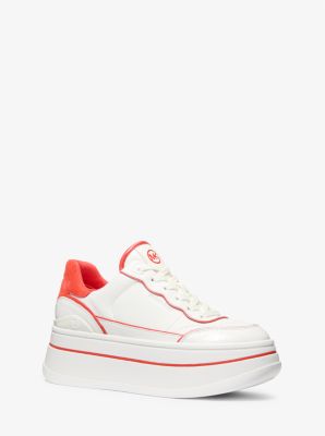 Hayes Two-Tone Leather Platform Sneaker image number 0