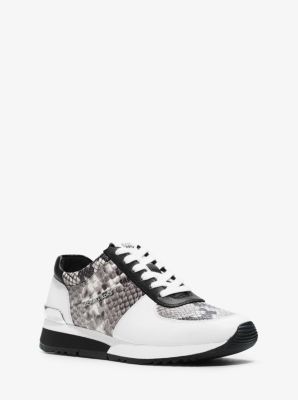 allie leather and canvas sneaker