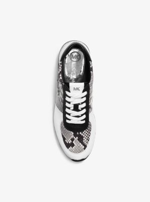 allie leather and canvas sneaker