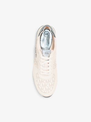 Michael kors allie sales metallic leather sneaker