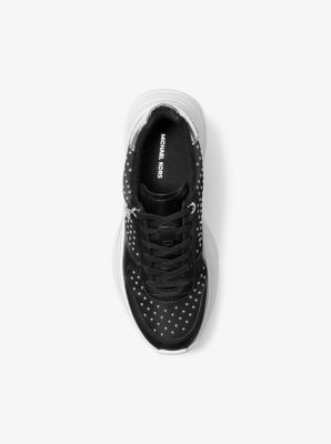Arla Studded Leather Trainer