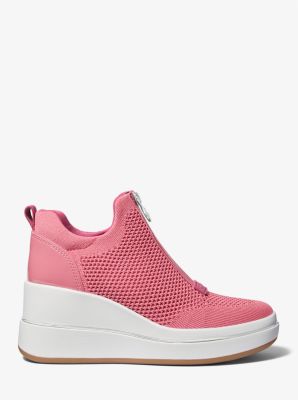 Emmy Mesh Zip-Up Wedge Trainer