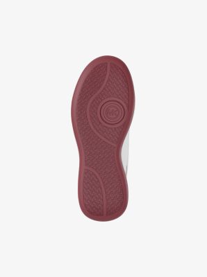 Sneaker Emmy in materiale misto con zeppa in PALISSANDRO | Michael Kors